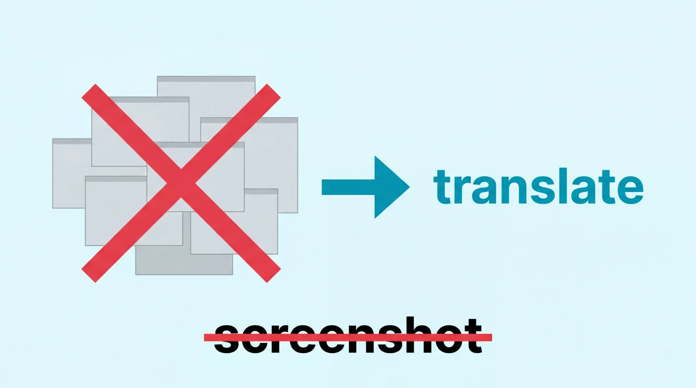 Stop Screenshotting — Translate Any App on Your iPhone